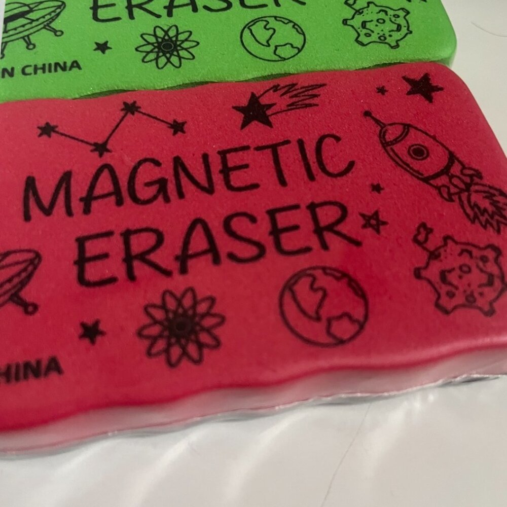 Magnetic Dry Erase Board Erasers – Space Theme